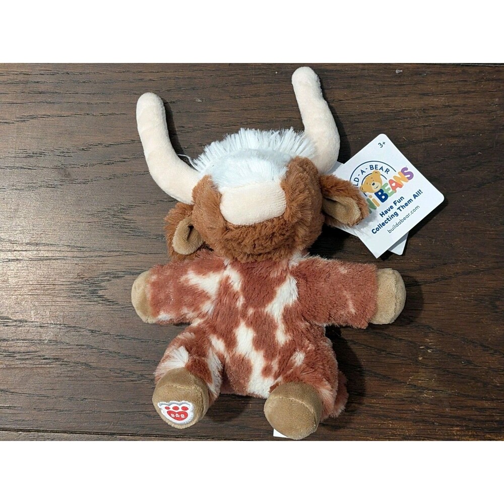 Build-A-Bear Mini Beans 7" Longhorn Plush Stuffed Animal Series 1